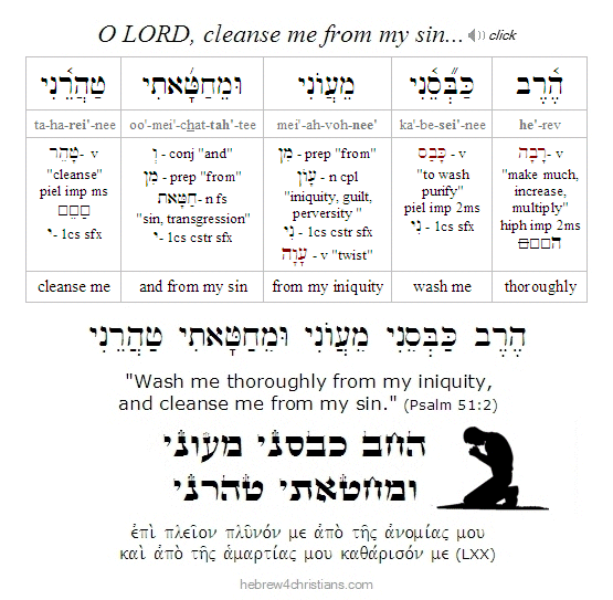 Psalm 51:2 Hebrew lesson